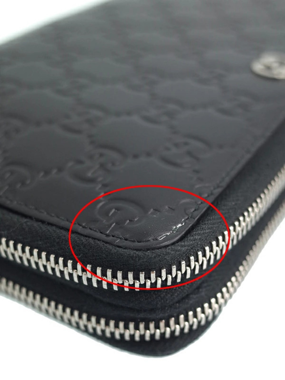 Gucci ssima Wallet Zip Round Long Zipper - Picture 6 of 9